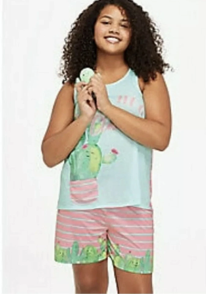 Justice Girls TALLA 8 Free Hug Club Squishy Pijama CONJUNTO Y PIJAMA BLANDO Foto 2 de 4