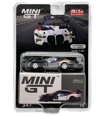 Chase! Mini GT 1/64 BMW M4 GT3 2021 Presentation Diecast Car MGT00347