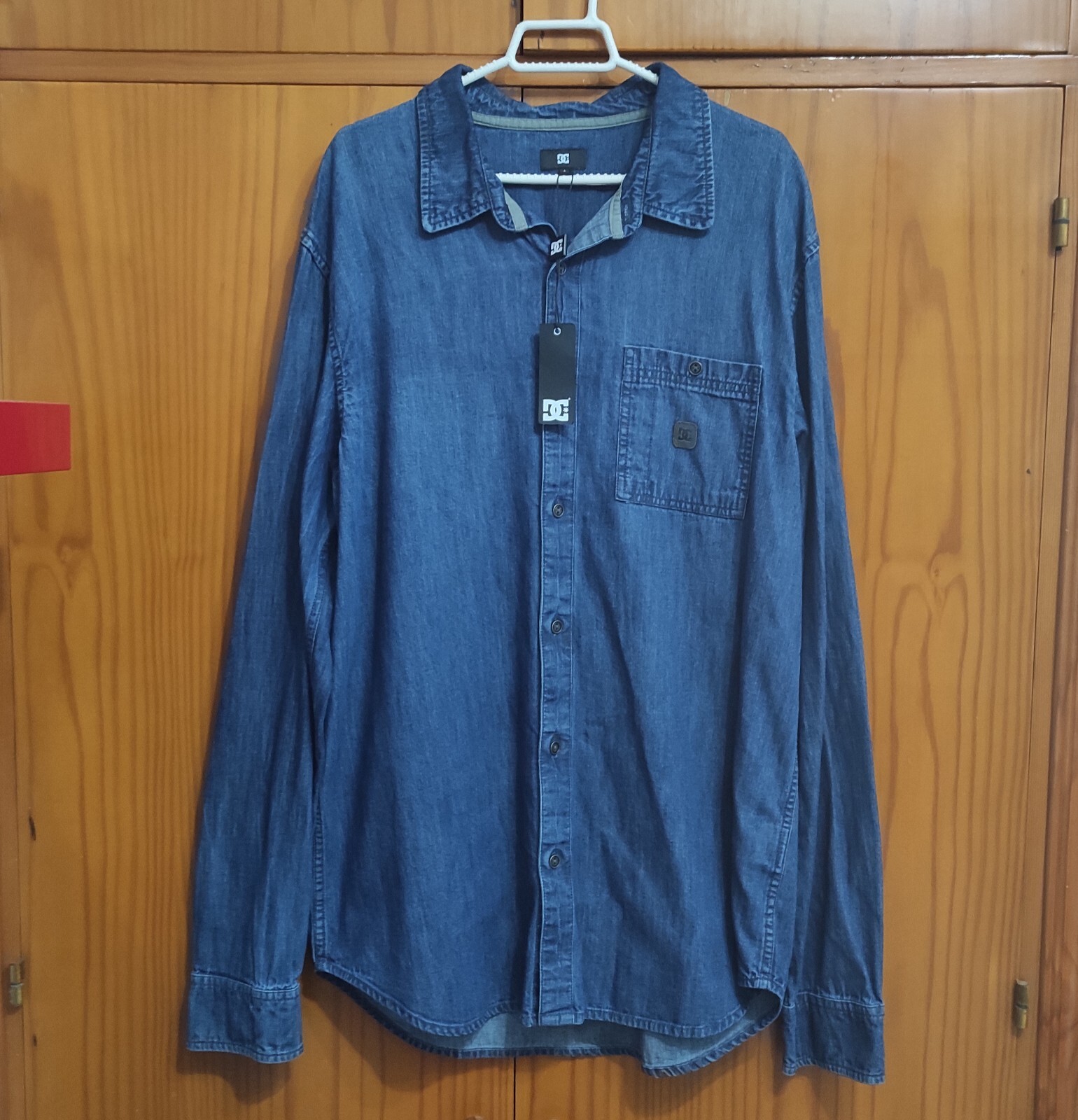 CAMISA VAQUERA DE MANGAS LARGAS MARCA DCSHOECOUSA TALLA L