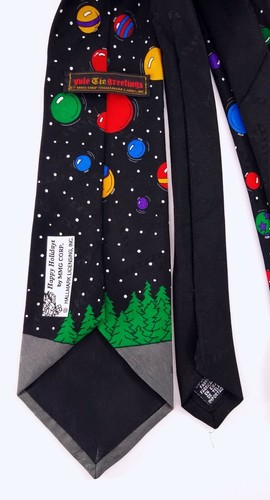 Hallmark Yule Tie Greetings Santa Blowing Ornament Bubbles Christmas - Picture 4 of 4