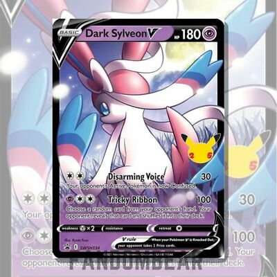 Dark Sylveon V SWSH134 Black Star PROMO card 2021 Pokemon