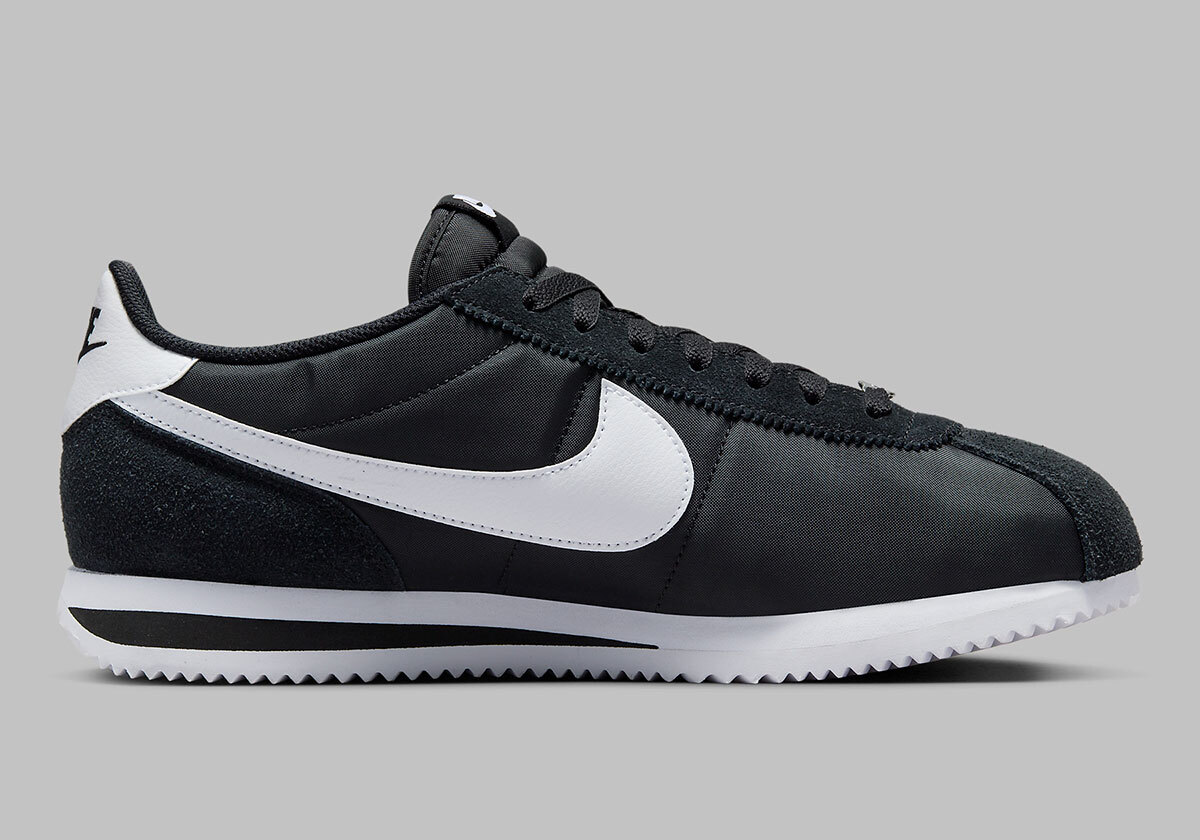 Nike Cortez TXT Black White HF0263-001 sz 9.5 Men's Retro Nby | eBay