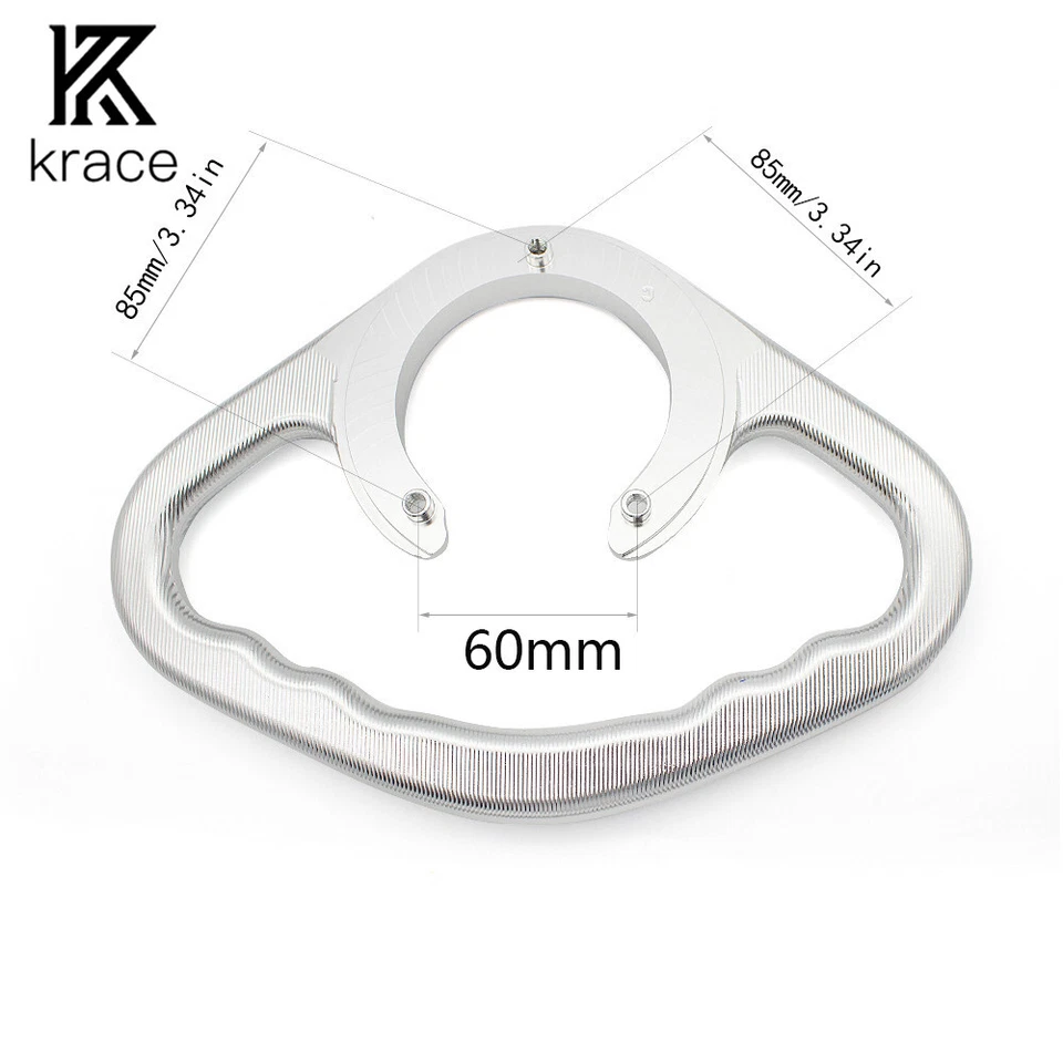 Para Suzuki SV1000 SV1000S 2003-2013 Pasajero Empuñadura Tanque Agarre Tapa Gas CNC Foto 3 de 4