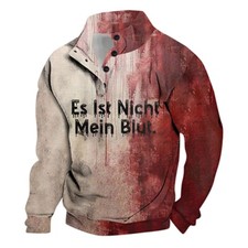 Herren Hoodie Halloween - Gruseliger Kürbis 3D Allover Print Kapuzenpullover