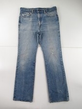 VTG 60s 70s Levi's 517 Bootcut Single Stitch Jeans Tag Size 36X36