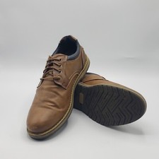 IZOD Casual Shoes Mens 11M Brown Lace Up Memory Foam Cushioning Sole