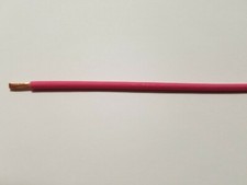 PINK AUTOMOTIVE 12 GAUGE AWG HIGH TEMP GXL COPPER WIRE 100' REEL LEGEND PRINT