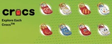 2024 McDONALD'S Crocs Plastic Keychain HAPPY MEAL TOYS Or Set