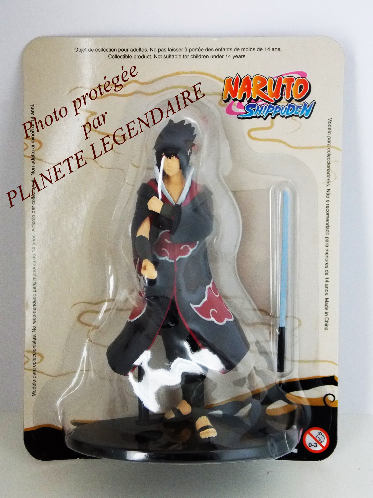 Figurine Naruto Sasuke Akatsuki Altaya pour Décoration Bureau Otaku