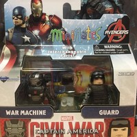 Marvel Minimates Captain America Civil War Guard & War Machine 2pk Figures on sale Marvel Minimates Captain America Civil War Guard & War Machine 2pk Figures on sale