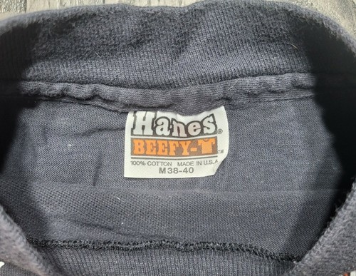 T-shirt vintage Harley Davidson of KC Harley Mustache Rides nera 82 taglia XS - Foto 5 di 9