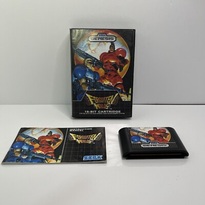 Forgotten Worlds (Sega Genesis, 1989) Complete Manual Tested