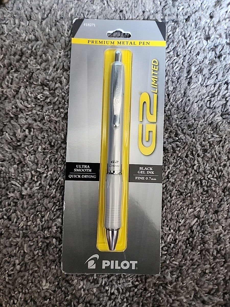 Pilot G2 Limited Premium Metal Refillable Rolling Ball Gel Pen