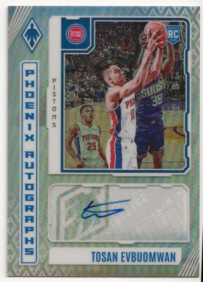 2023-24 Panini Phoenix Tosan Evbuomwan Rookie Auto #PA-TEV