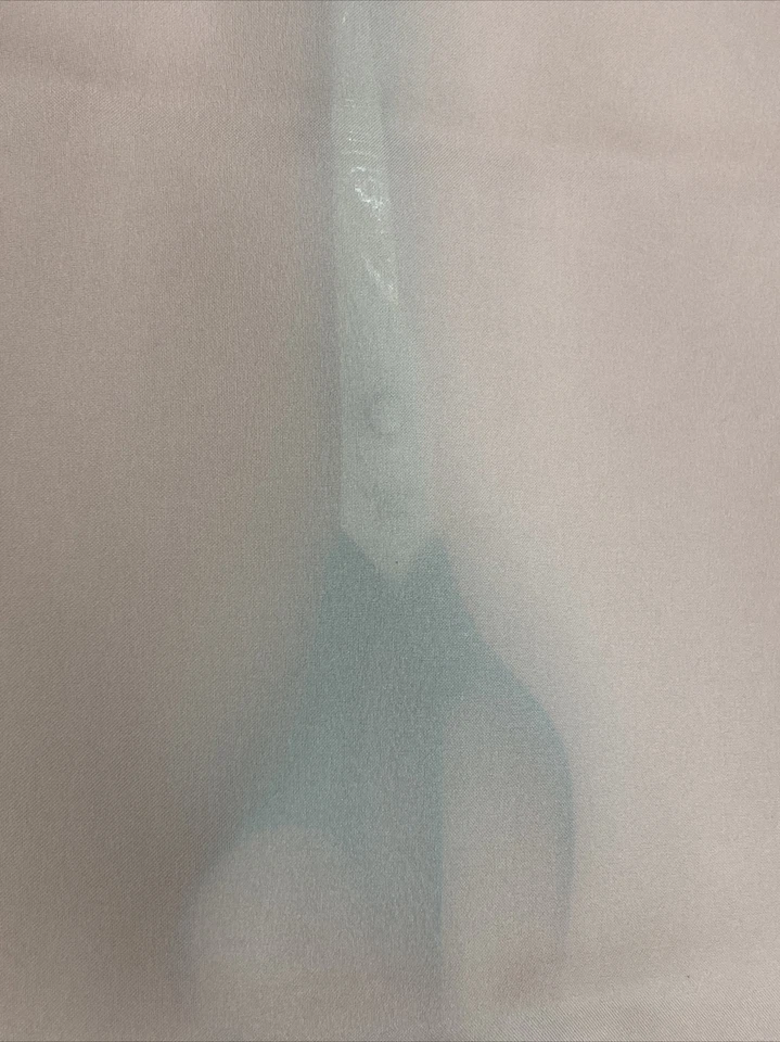 Vintage Peach Polyester Sheer Fabric 2 Yards By 44” Wide - Image 4 of 4