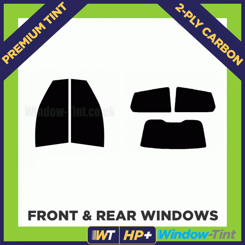 For Fiat Punto 3-door Hatchback 00-05 Carbon Pre Cut Window Tint Full 2-ply HP+ - Picture 2 of 10