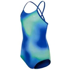 Girls NIKE SPECTRUM CROSSBACK Game Royal Blue One Piece Swimsuit Girl XS 6-8 Yrs