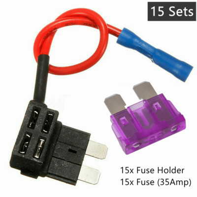 Rantecks 5PCS 12V Voiture Add-A-Circuit Fusible Robinet Adaptateur