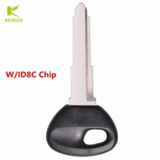 Uncut Transponder Ignition Key With ID8C Chip Fob for MAZDA MVP 626 Miata MX5