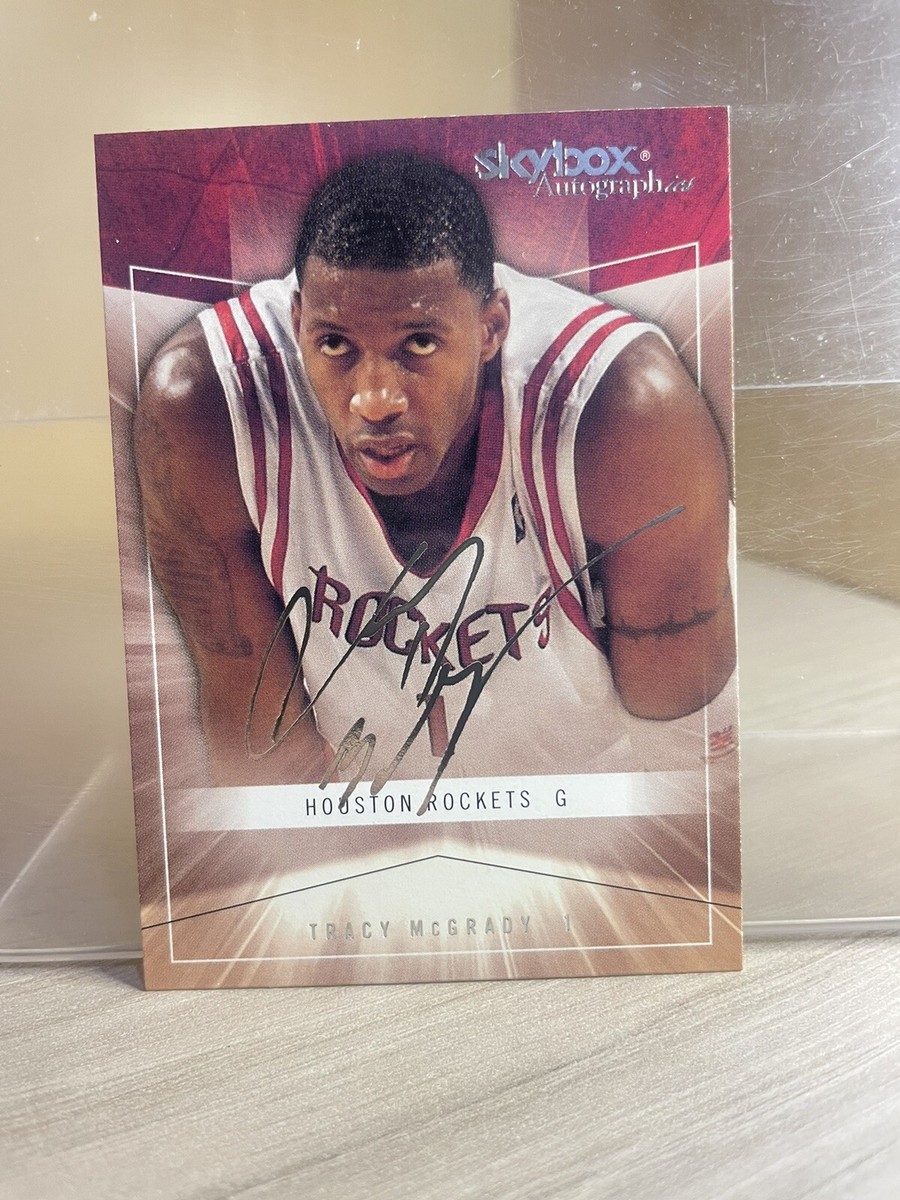 2004-2005 Skybox Autographics Tracy McGrady. #58 Houston Rockets 