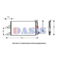 Kondensator Klimaanlage KlimaküHler FüR Lancia Y 840A 1.2 520X280X34
