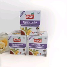 Badia Natural Herbs Slimming Tea Bags, 10 count Total 30 Pack Of 3 Exp:07/2026