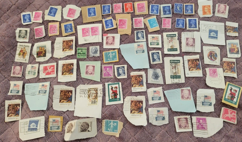 Around The World Mixed Lot Of Stamps Plus Stamp Book Washington Lincoln - 第 10/21 張圖片
