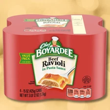 Beef Ravioli, 15 Oz, 4 Pack FREE SHIPPING