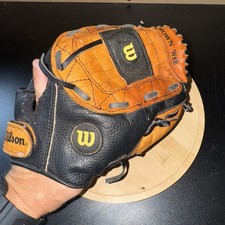 Wilson 11  Youth Leather Baseball Glove Brown And Black A2497 RHT Barry bonds  