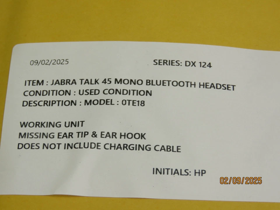 Jabra - Talk 45 Bluetooth In-Ear Headset [DX124] - Image 2 of 4