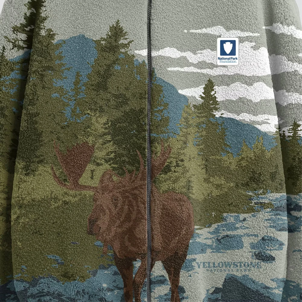 Men's Moose High Pile Fleece Jacket image 3