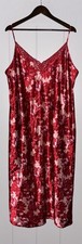 Cato Woman Chemise Satin Lace Spaghetti Strap Floral Midi Slip Gown Size 18/20W