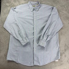 Vintage LL Bean Shirt Mens XLT Green Purple S...