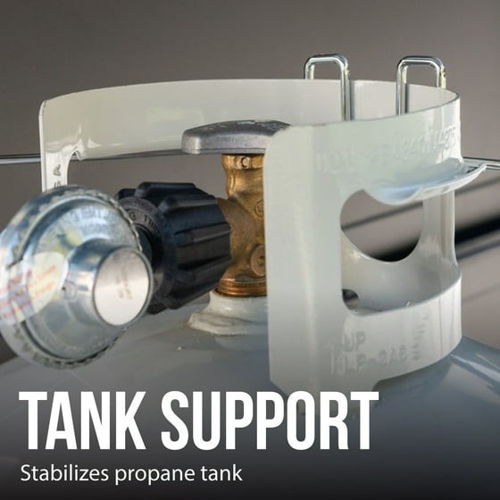 Outdoor BBQ Expert Grill 3 Burner Propane Gas Grill in Red