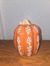 Target Bullseye  6.5" Orange Ceramic Pumpkin Canister w/Lid  Fall 2026