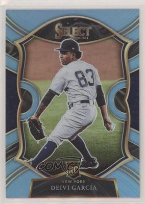 2021 Select Concourse Carolina Blue Prizm 15/35 Deivi Garcia #67 Rookie RC r7o
