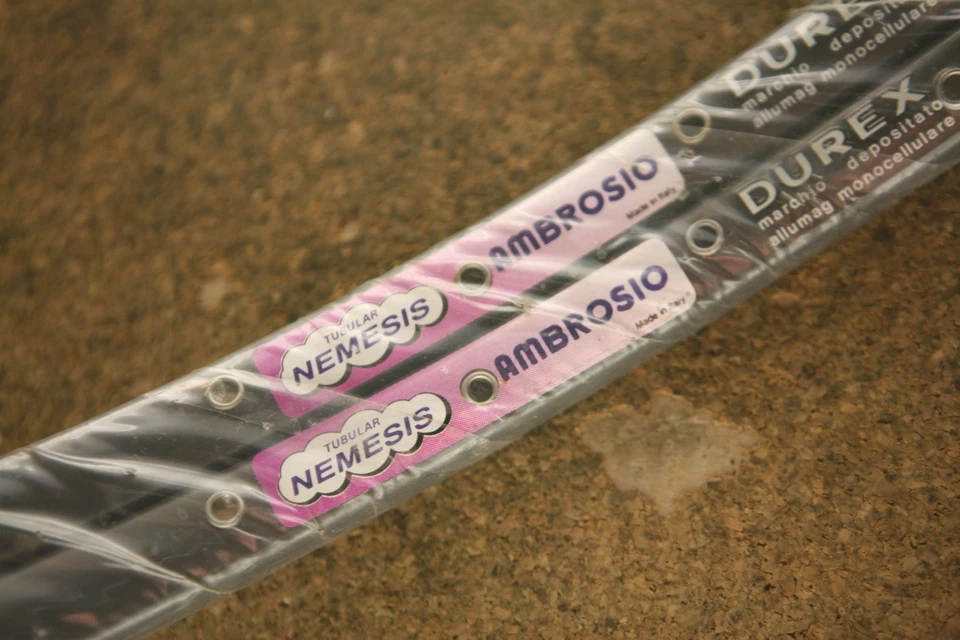 Vintage NOS NEW Ambrosio Nemesis Durex tubular rims rimset felgen 36 hole - Image 2 of 4