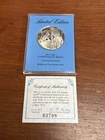 Franklin Mint SKYLAB I Medal .925 sterling Silver w/ Paper No Box