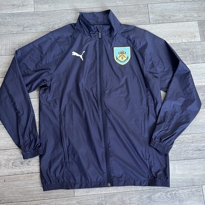 Burnley FC Jacket Men s Size S Puma Full Zip Track Jacket Windbreaker 