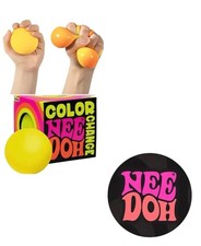 SALE NeeDoh Color Change - Schylling Sensory Stress Fidget Toy New - Yellow