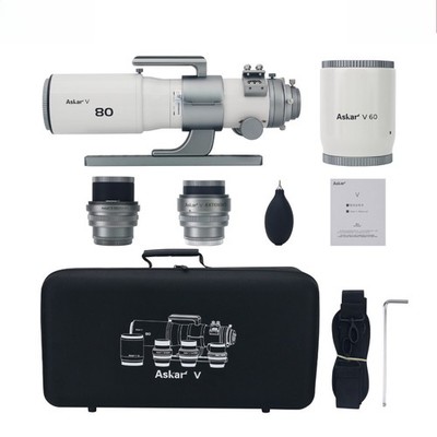 Askar V Astronomical Telescope 60/80mm Double Objective Lens w/ Reducer/Extender