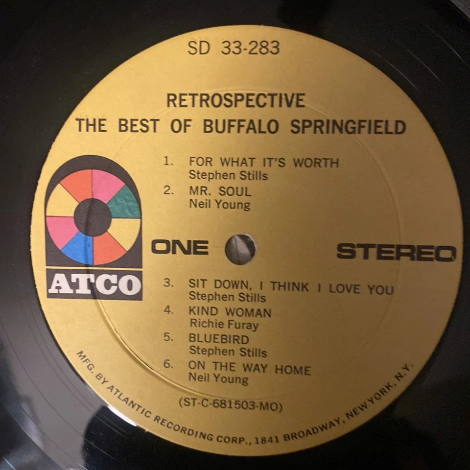 Buffalo Springfield The Best Of Retrospective Vinyl LP Orig Record VG - Image 4 of 4