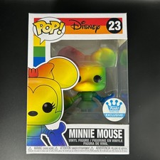 Funko Pop! Disney: Minnie Mouse #23 Funko Exclusive Rainbow Vinyl w/Protector