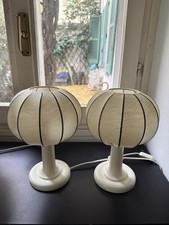 LichtStudio/FLOS Coppia Lampade da Tavolo COCOON CREATION di CASTIGLIONI 1960