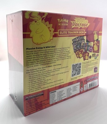 Pokémon TCG Sword & Shield Vivid Voltage Elite Trainer Box Sealed