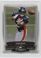 2008 Donruss Classics Rookie Timeless Tributes Silver /100 Eddie Royal #191 11y7