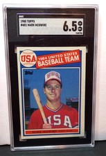 MARK MCGWIRE ROOKIE CARD! 1985 Topps #401 SGC 6.5 EX-NM+! 12-time All-Star. rookie card picture