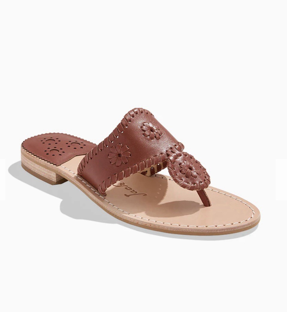 Sandales String Jack Rogers Navajo Noir Et Blanc Taille 9 - Neuves Sans Boîte