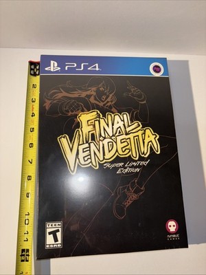 LARGE BOXED SET FINAL VENDETTA SUPER LIMITED COLLECTORS EDITION LIMITED RUN GAME