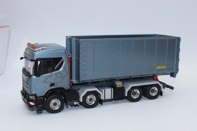 WSI 02-3793 Scania R  Abroller CR 20 N  8x4 Hooklift 1:50 NEU OVP  LKW Palfinger